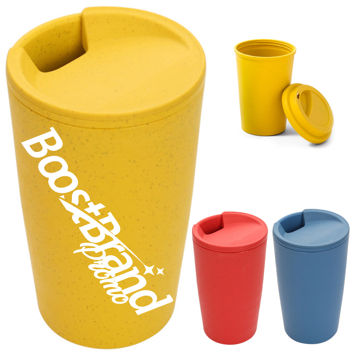 Reusable Eco-Friendly Coffee Cup with Lid
