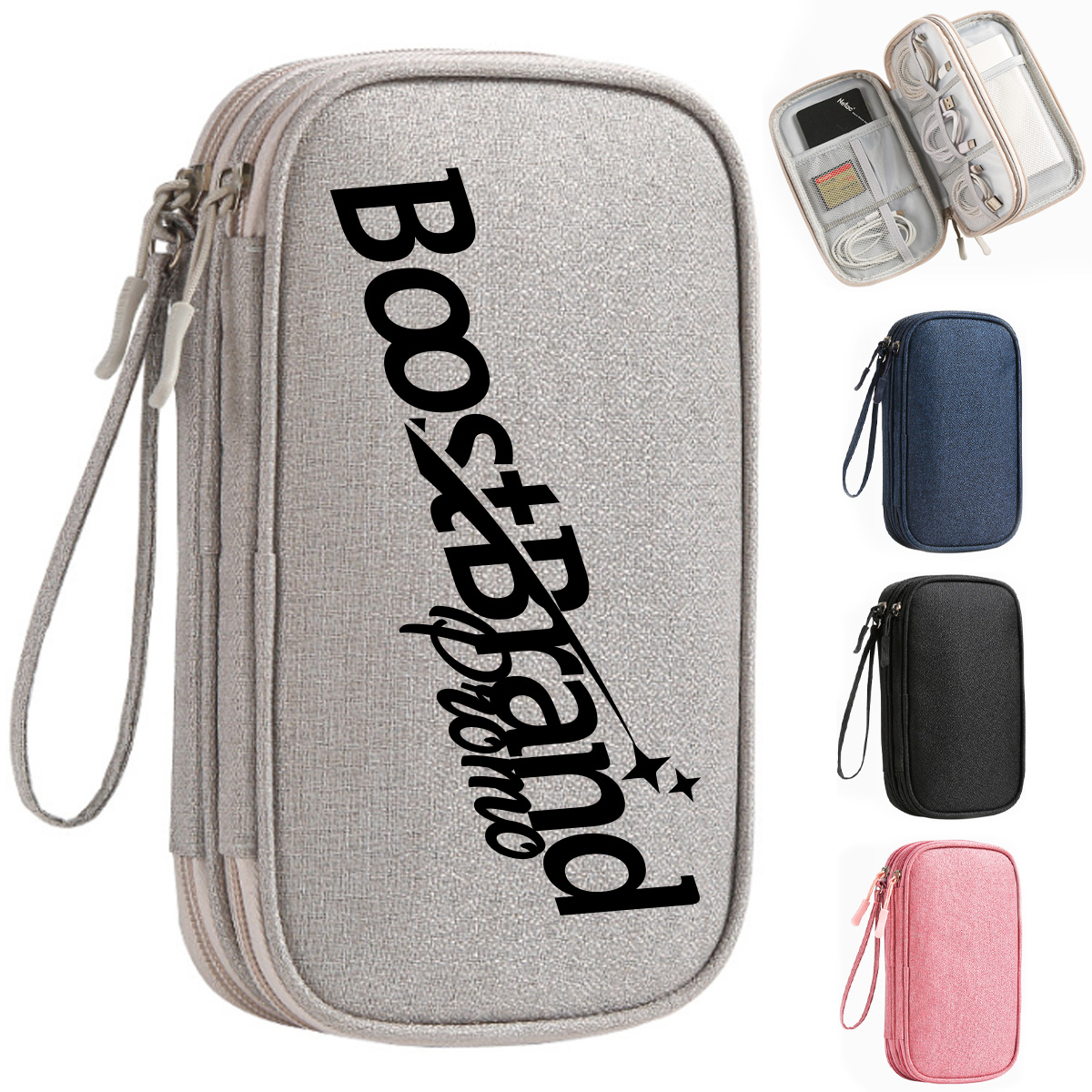 Portable Electronics Organizer Cable Bag