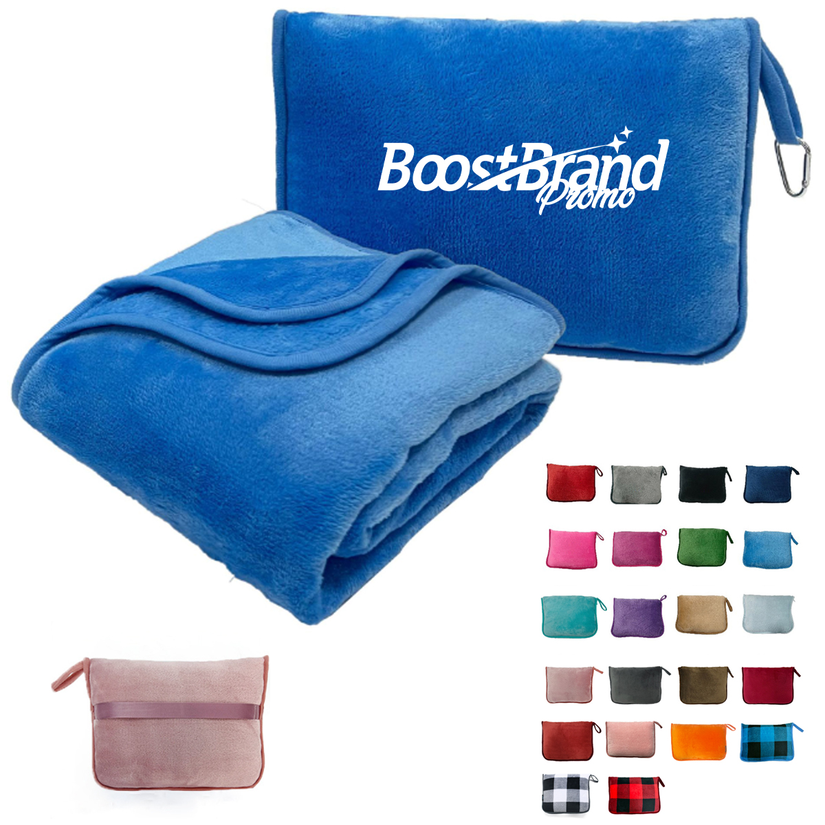 2-in-1 Travel Blanket and Pillow Set