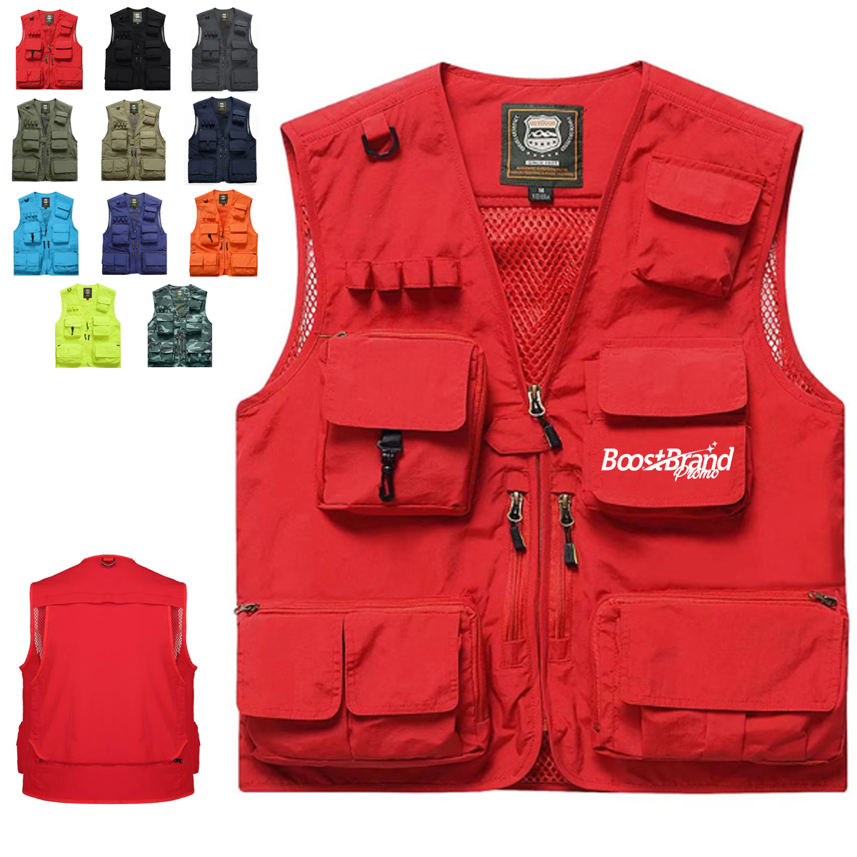 Multi-Pocket Outdoor Utility Vest