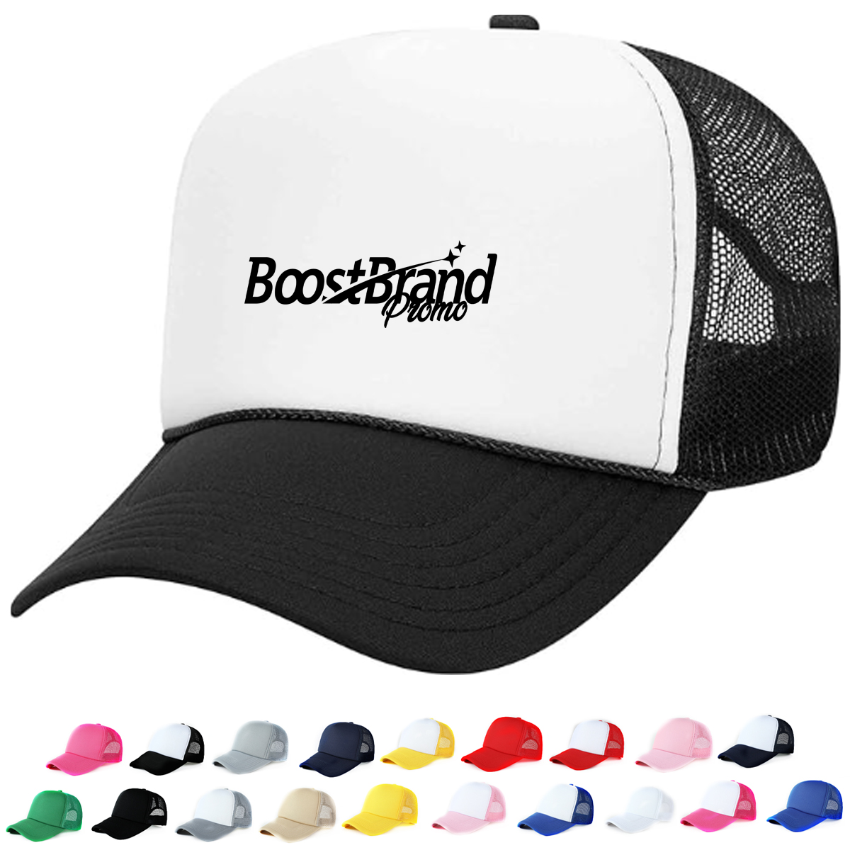 Customizable Foam Front Mesh Back Trucker Hat