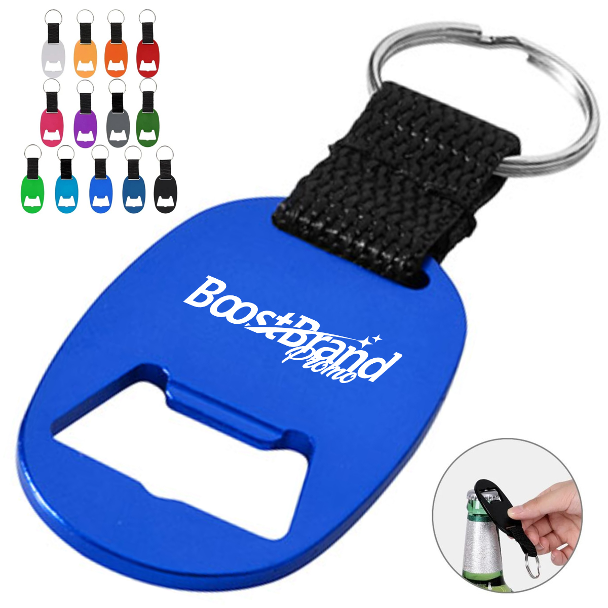Aluminum Bottle Opener Keychain