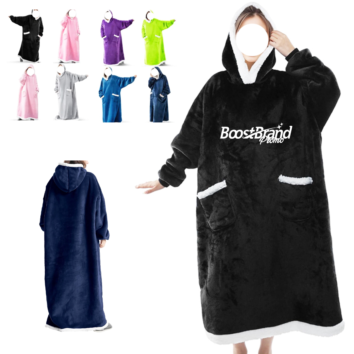 Oversized Wearable Blanket Hoodie