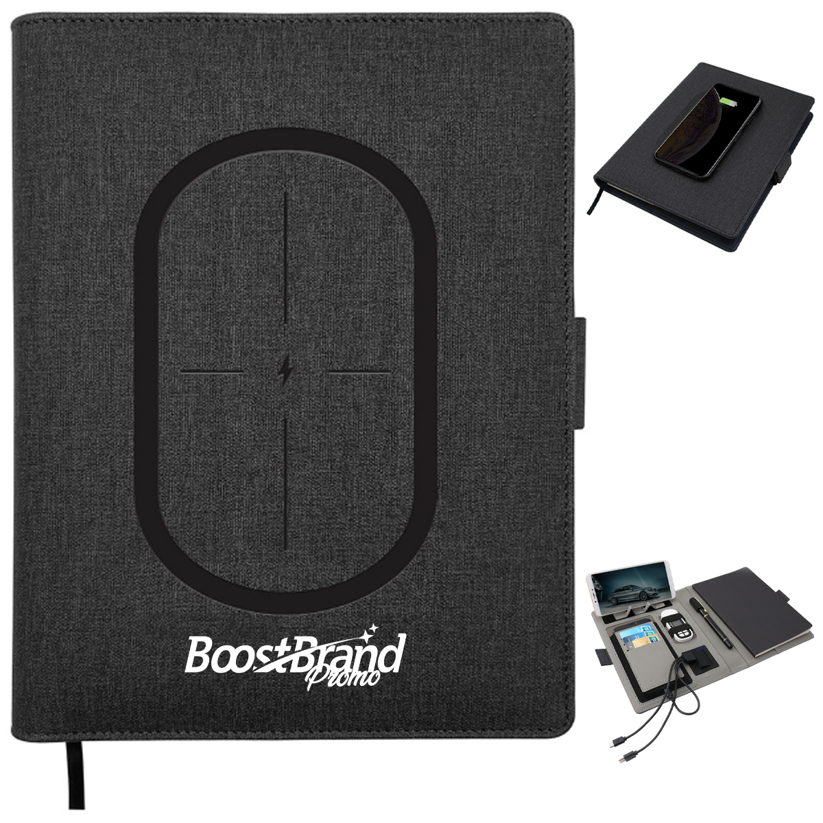 A5 Wireless Charging Notebook with Power Bank