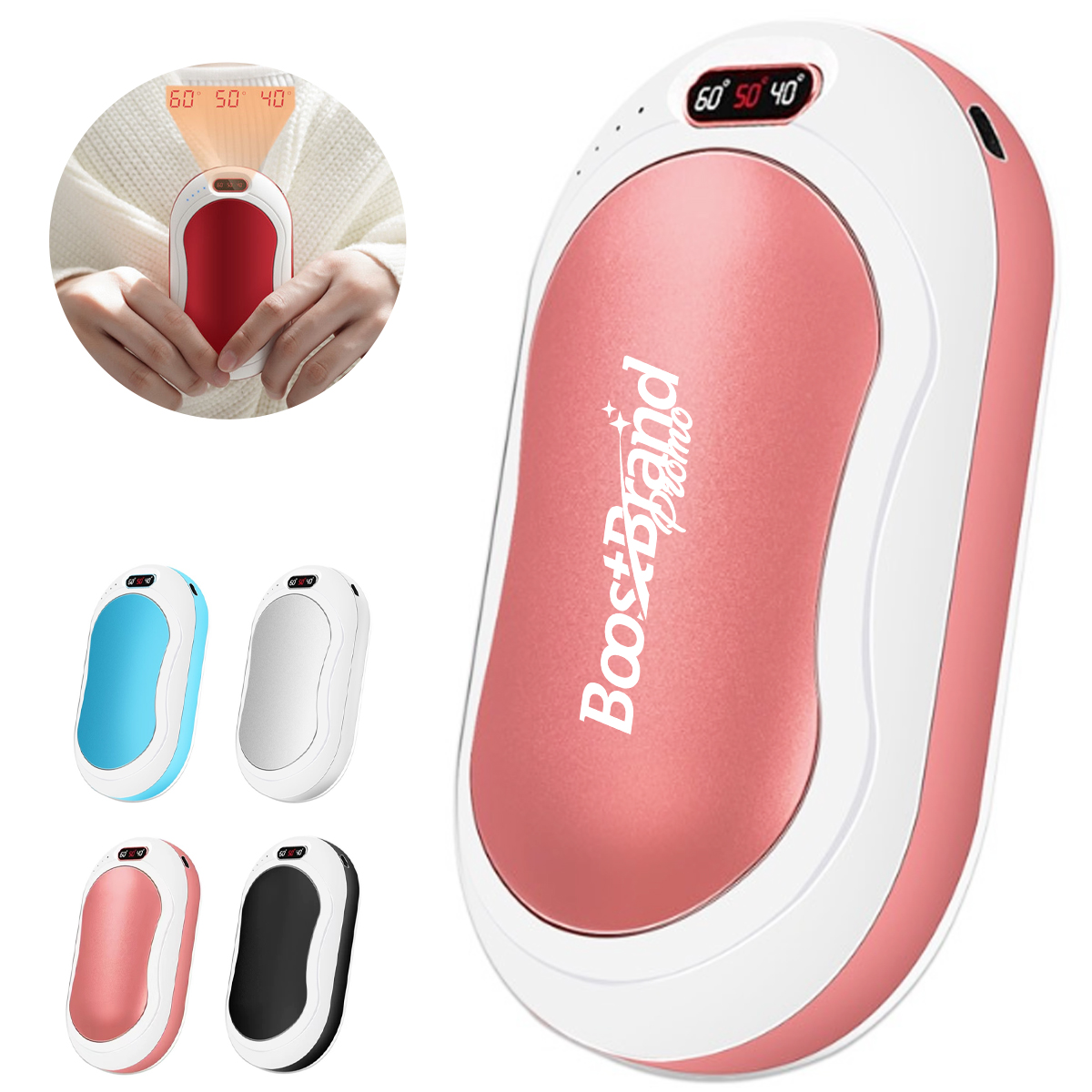 Portable Rechargeable Hand Warmer Power Bank