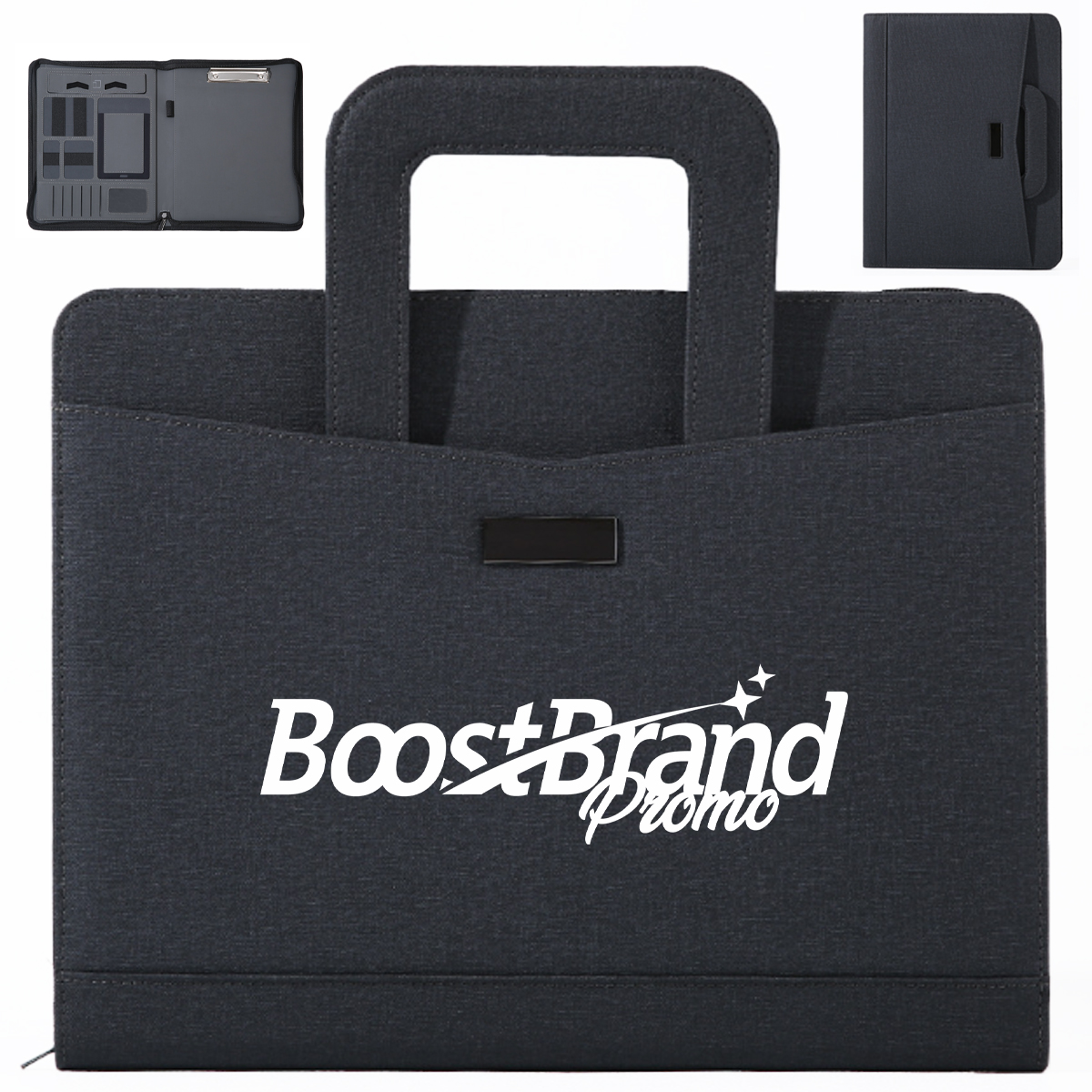 A4 Executive Zippered Portfolio with Carry Handle