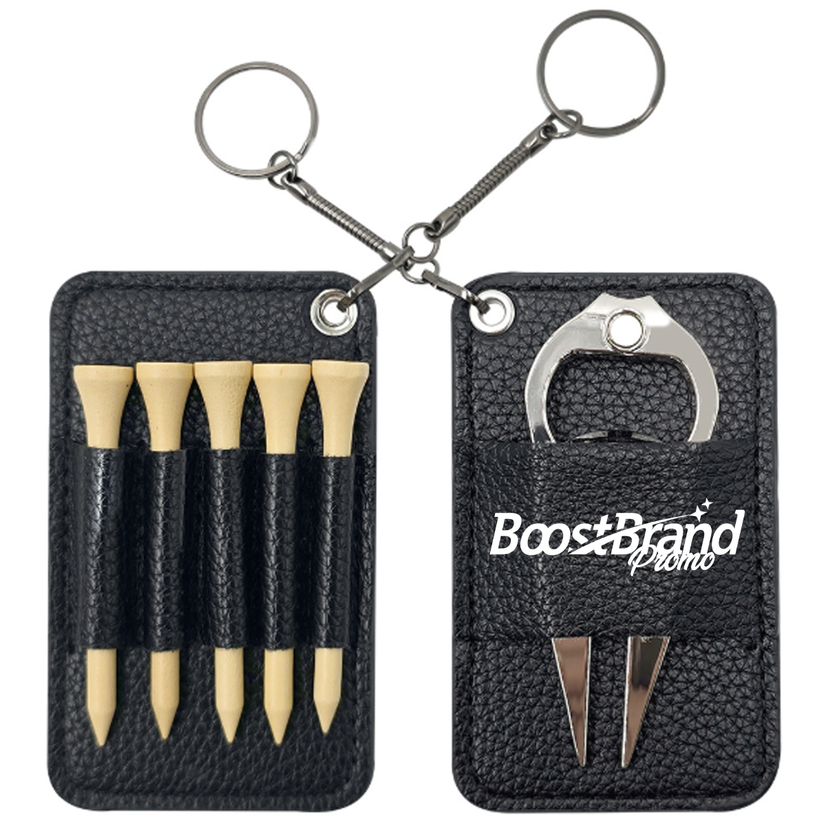 Portable Golf Tee Holder Keychain