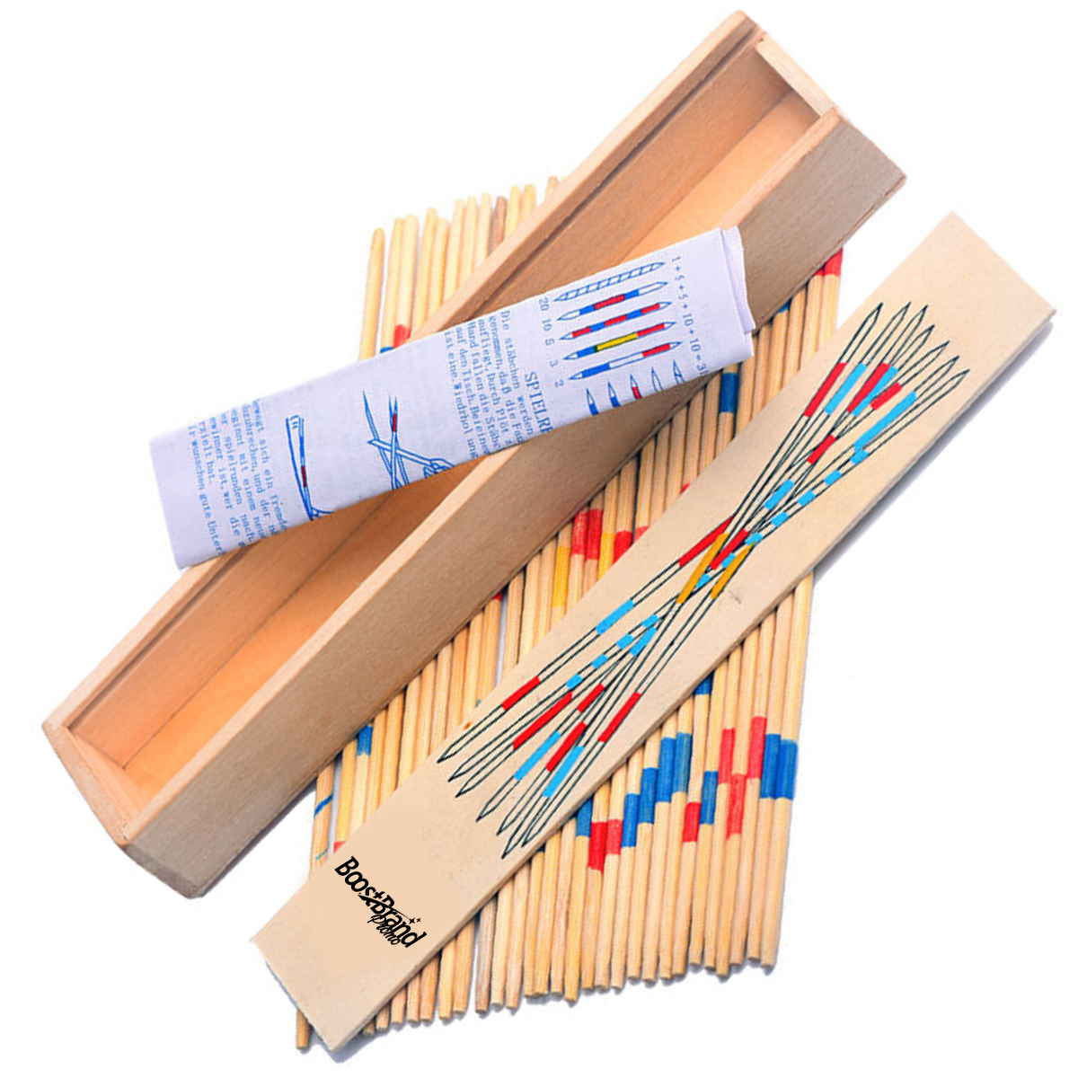 Classic Wooden Pick Up Sticks Game
