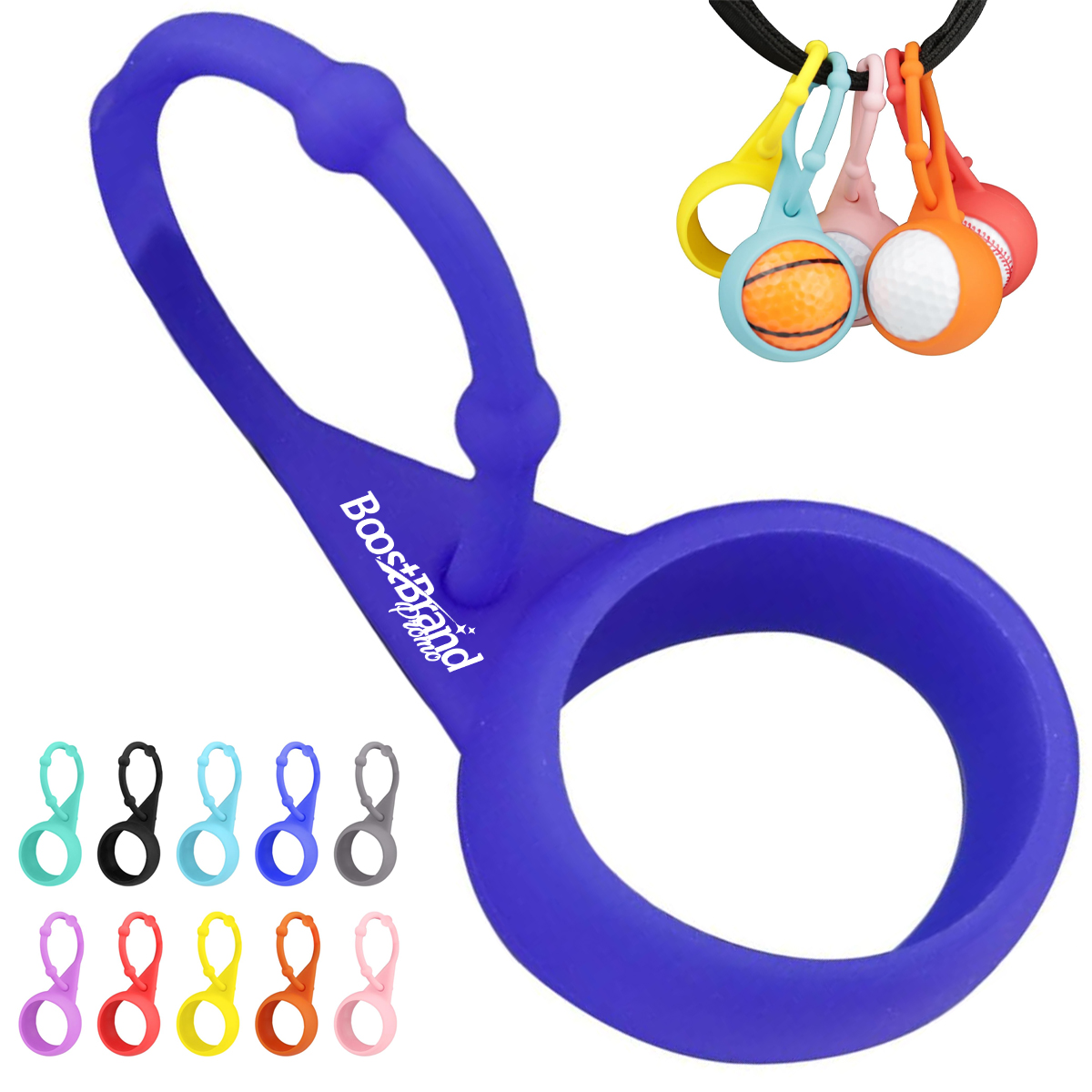 Custom Silicone Golf Ball Keychains