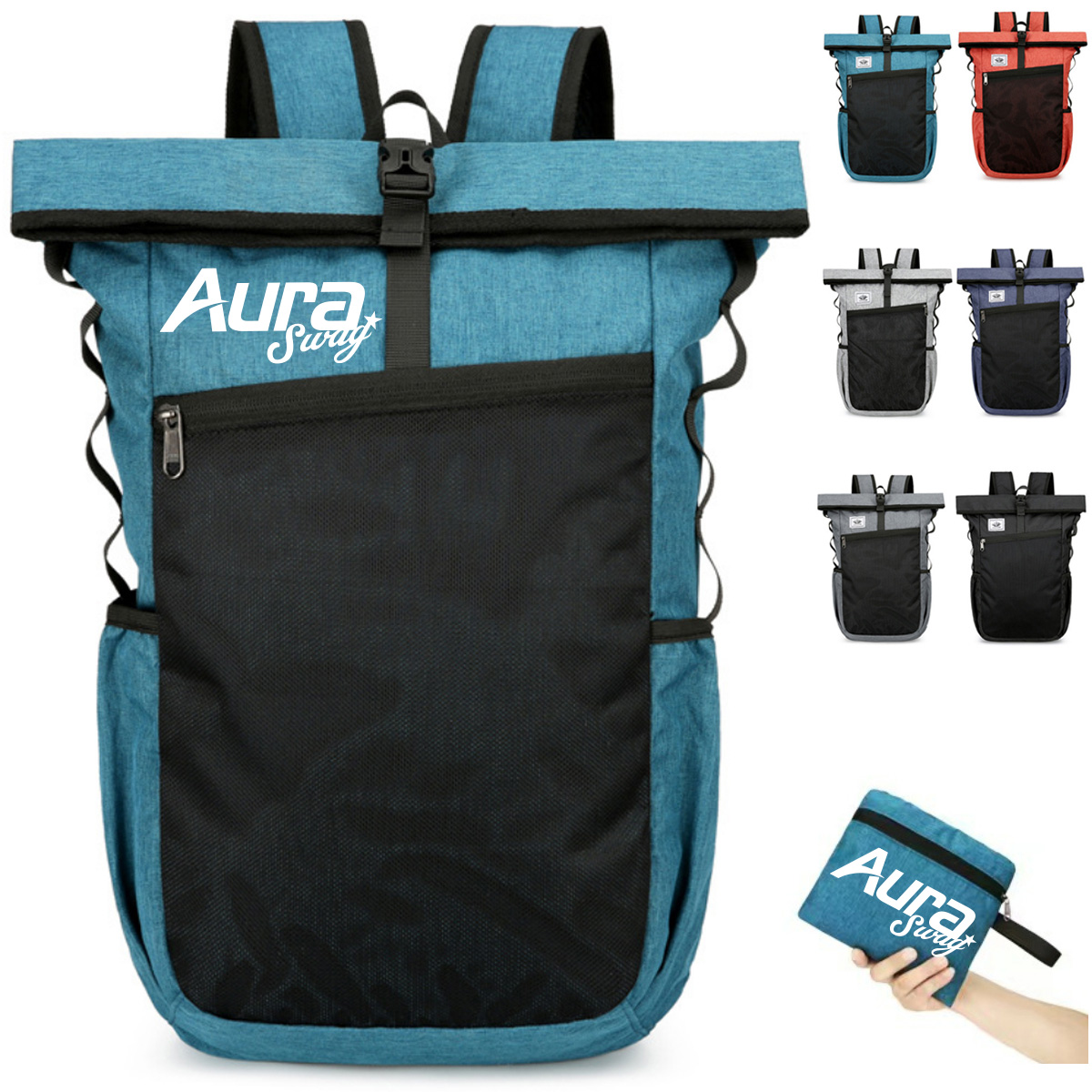 Lightweight Foldable Large Capacity Hiking Travel Backpack