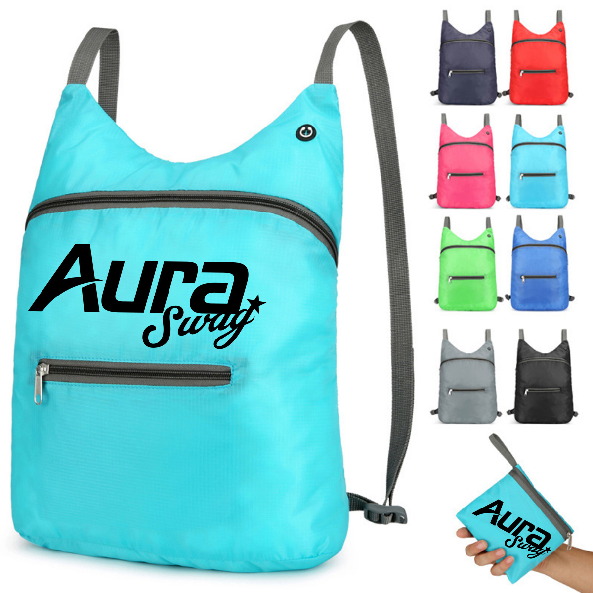 Foldable Backpack Portable Hiking Travel Bag