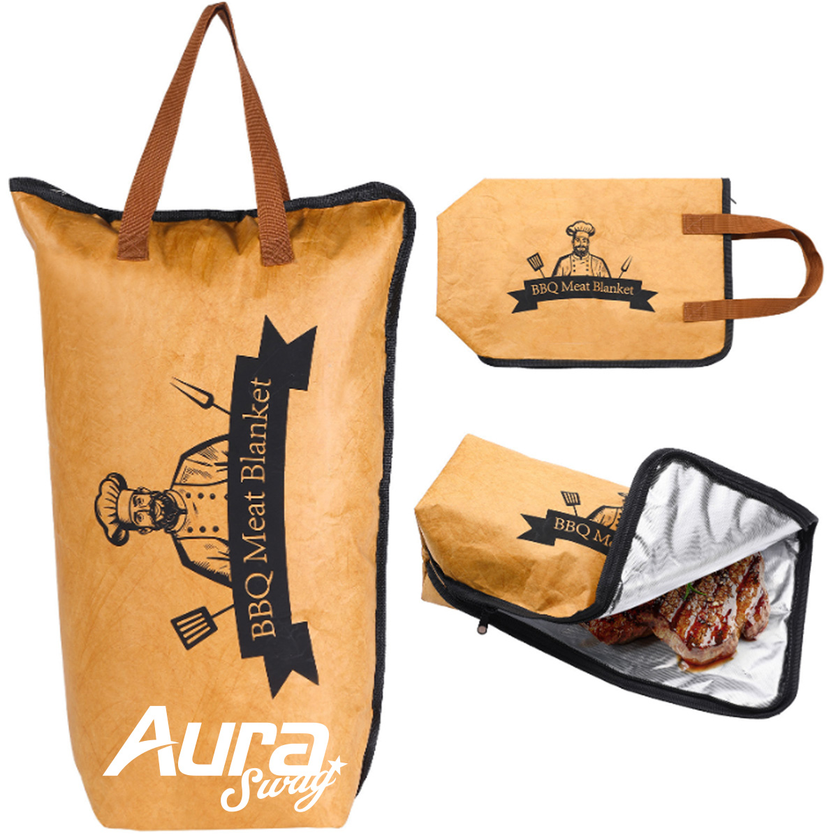 Tyvek Paper Reusable BBQ Insulated Bag