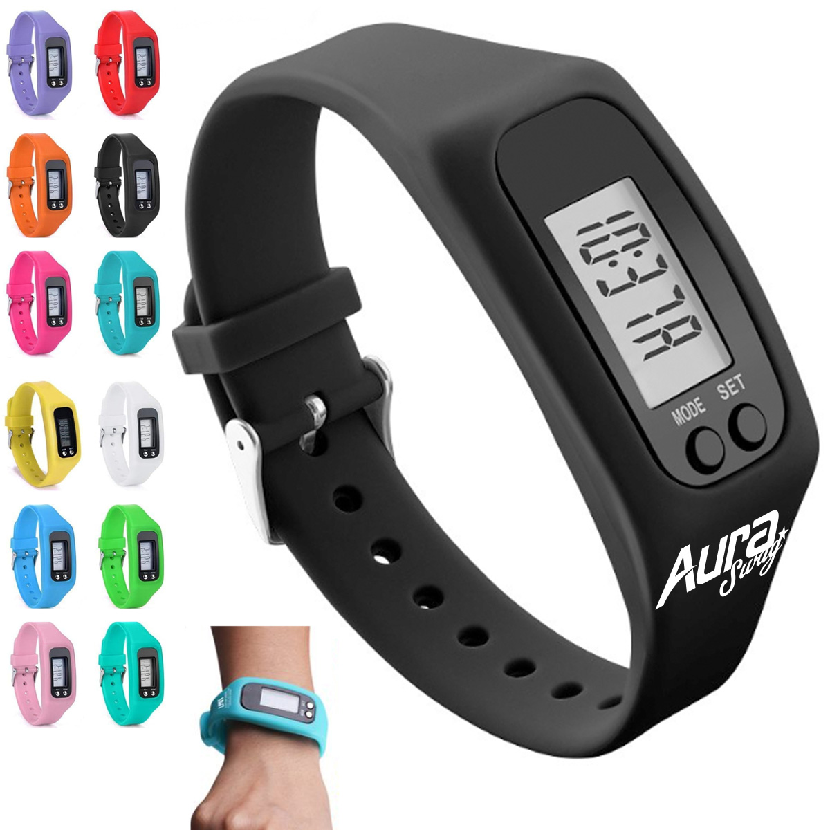Digital Pedometer Fitness Tracker Watch