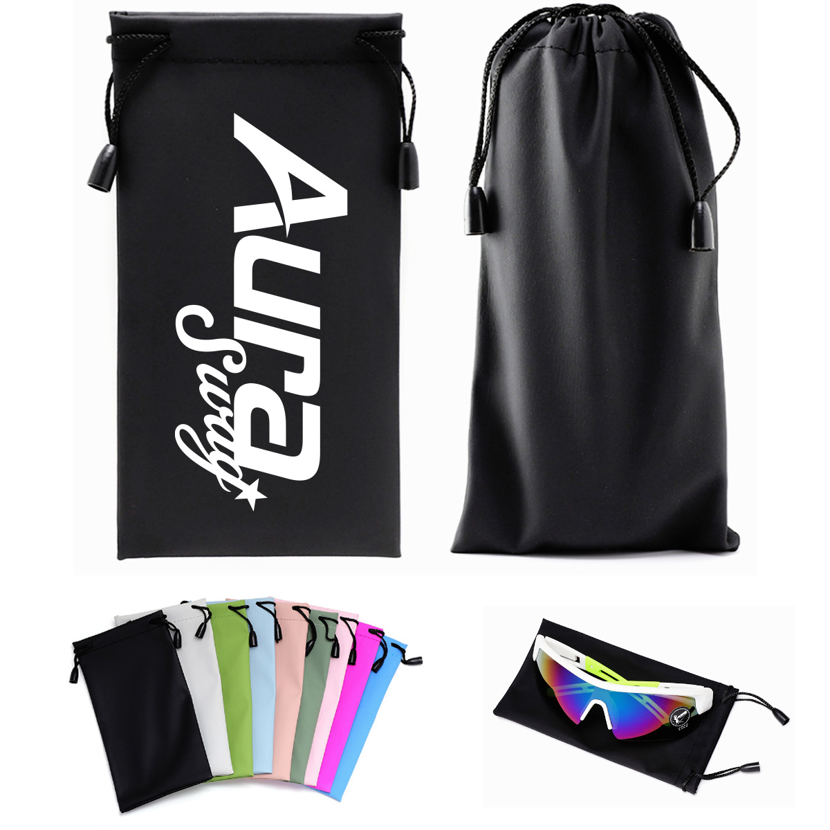 Waterproof Drawstring Eyewear Pouch