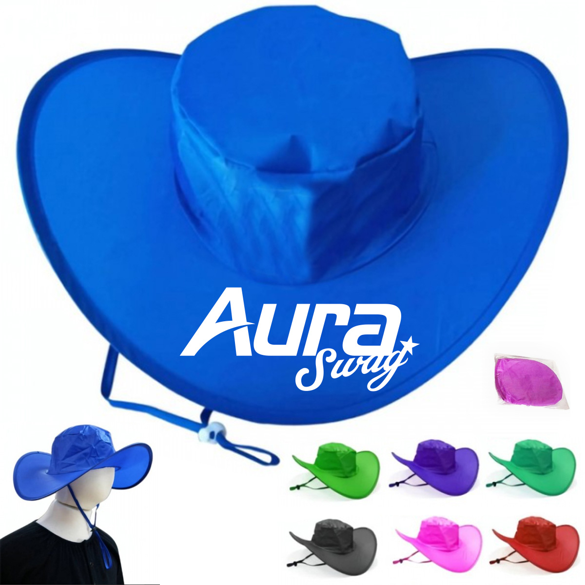 Foldable Outdoor Sun Hat Lightweight UV Blocking Cap