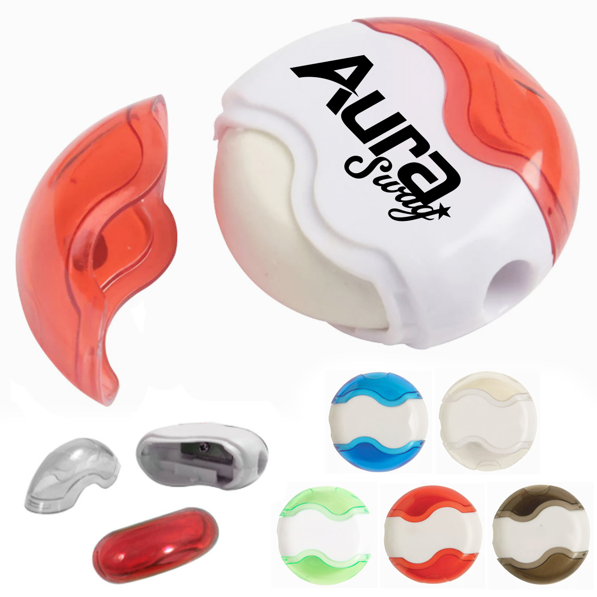 2 In 1 Eraser & Pencil Sharpener with Custom Logo