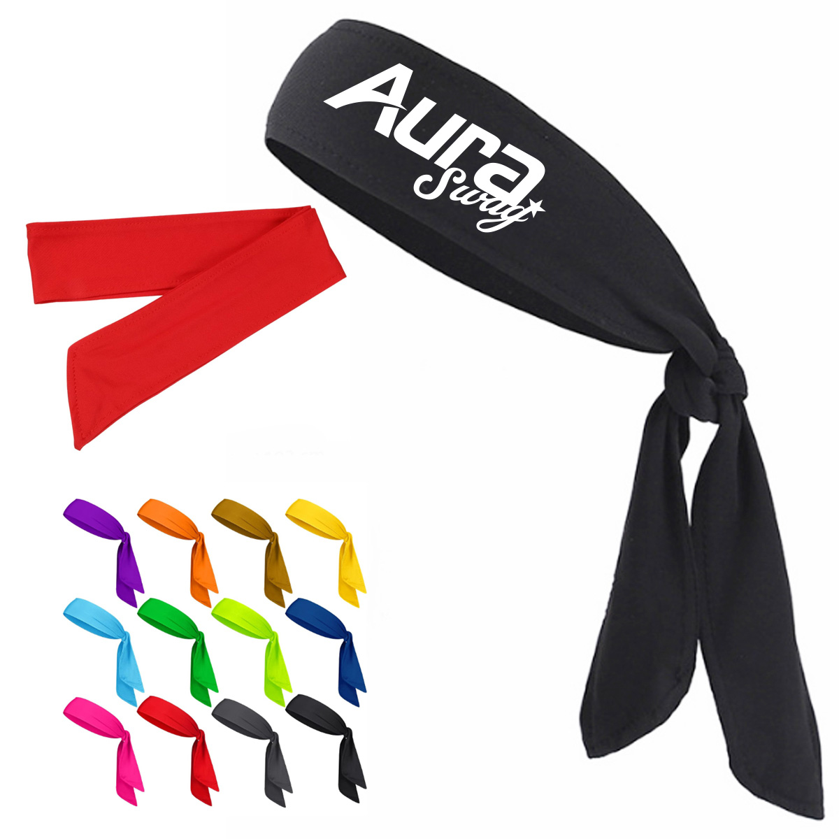 Quick Drying Sports Headband Moisture Wicking Bandanna