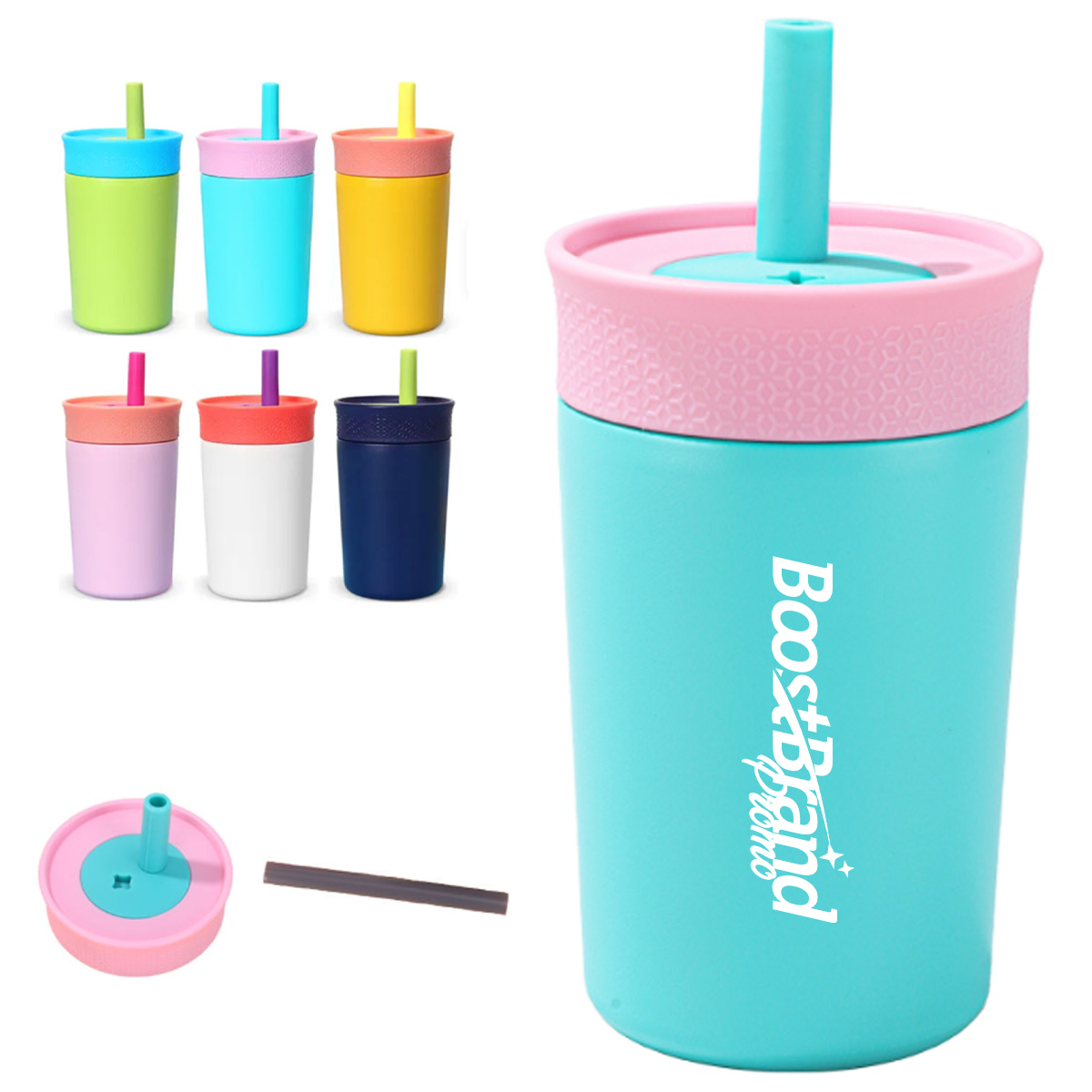 12oz. Reusable Tumbler with Straw