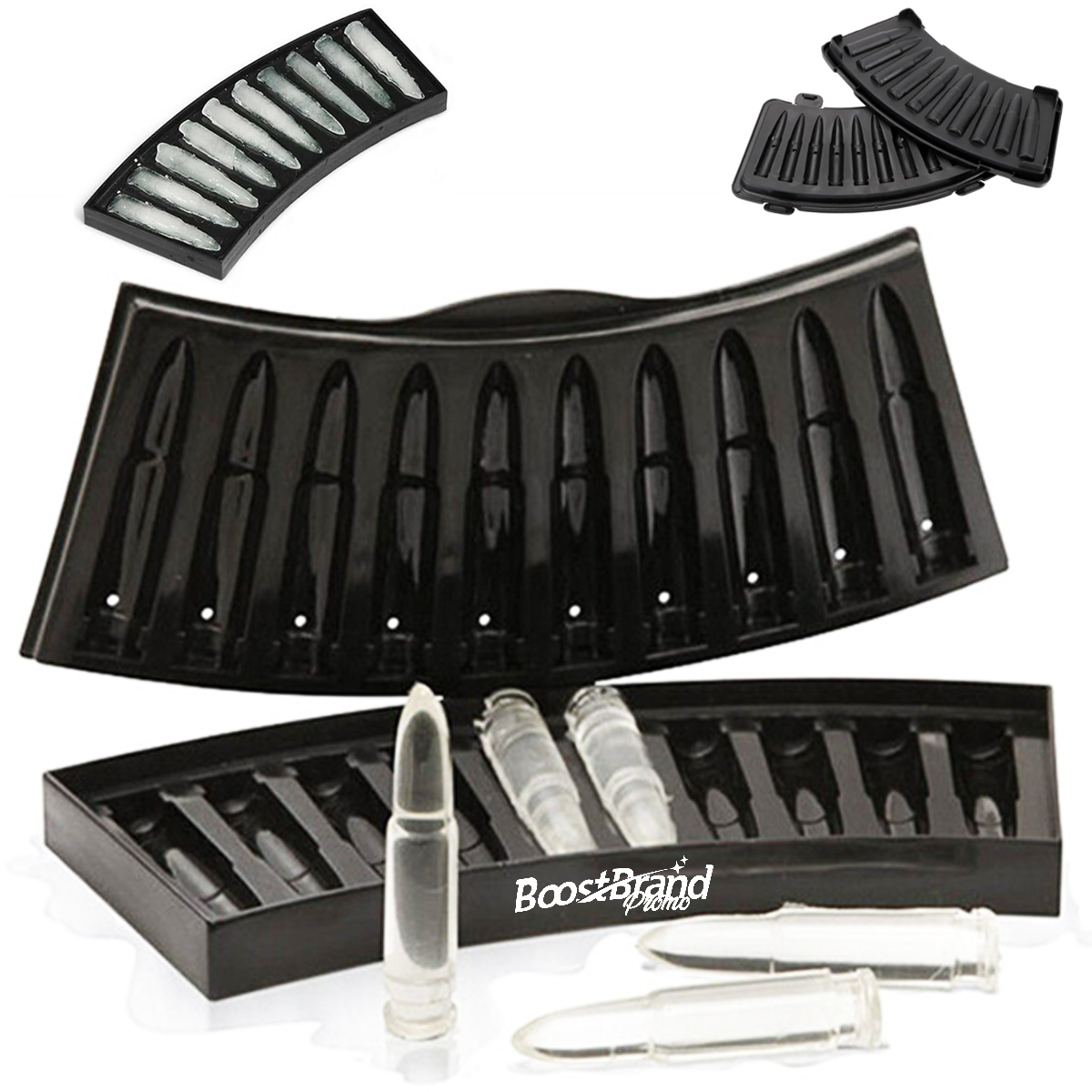 Reusable Bullet Ice Mold Tray
