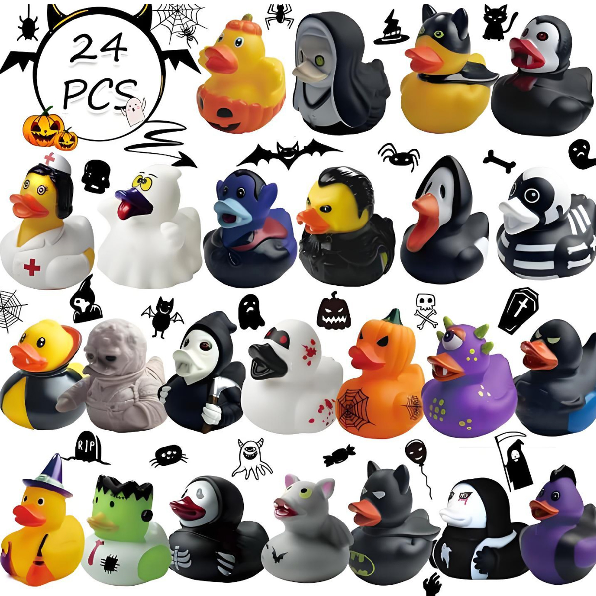 Halloween Rubber Ducks Assortment for Seasonal