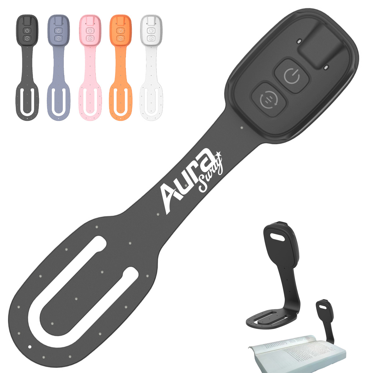 Ultra Compact Clip On Mini Reading Light with Flexible Arm