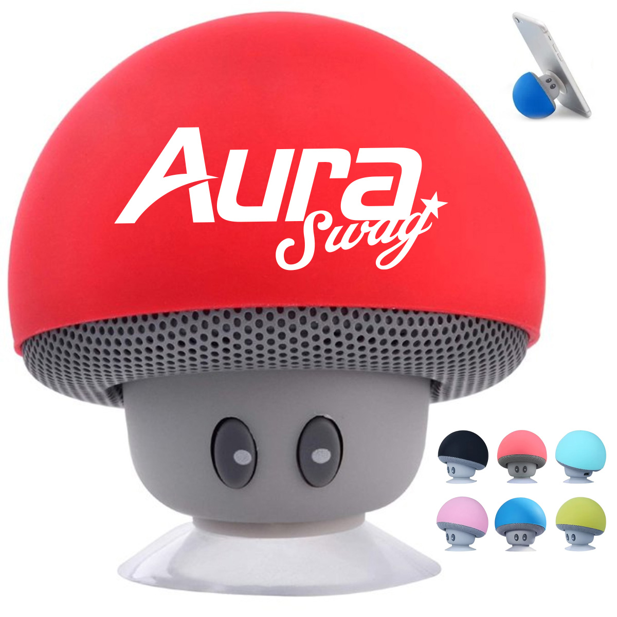 Mushroom Bluetooth Speaker with Suction Cup