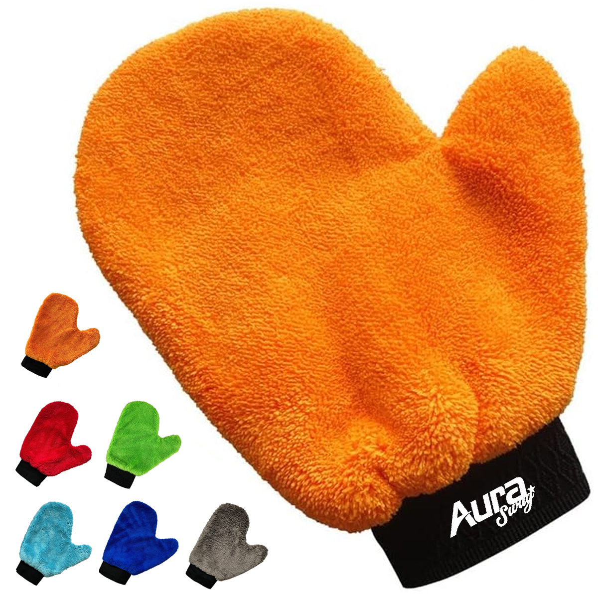 Microfiber Coral Fleece Cleaning Mitt Glove