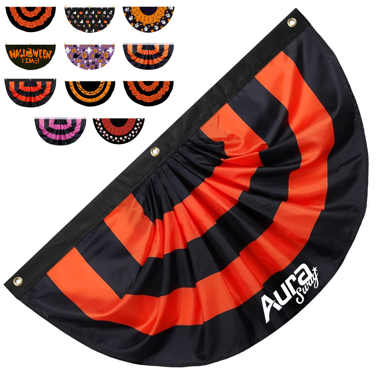 Halloween Half Circle Banner