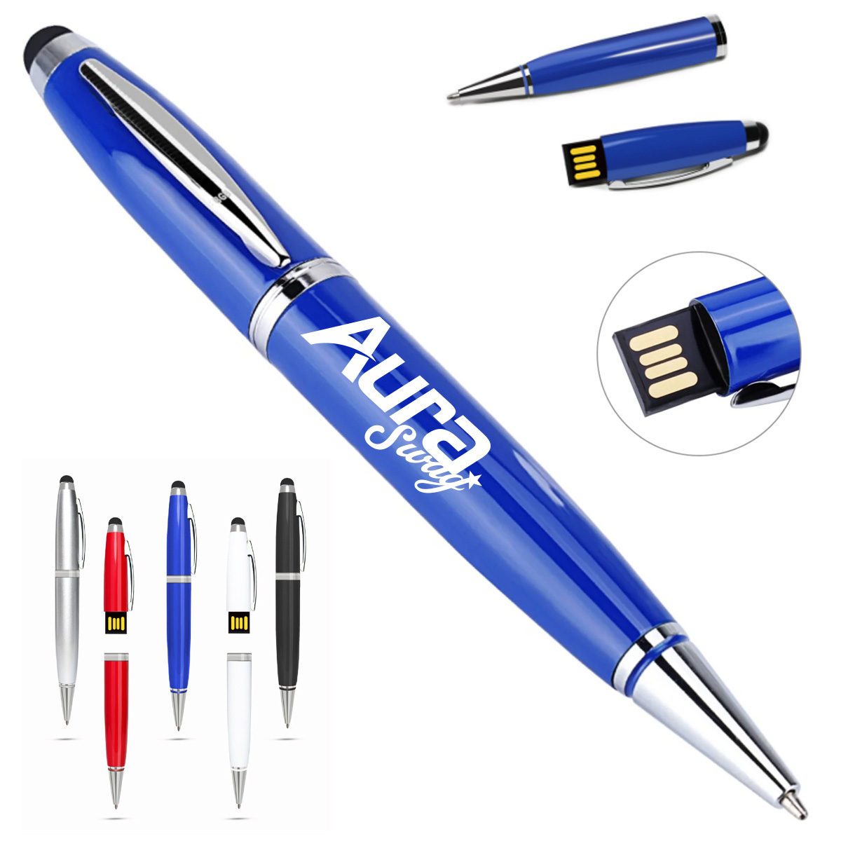 8GB Touch Stylus Pen with USB Flash Drive