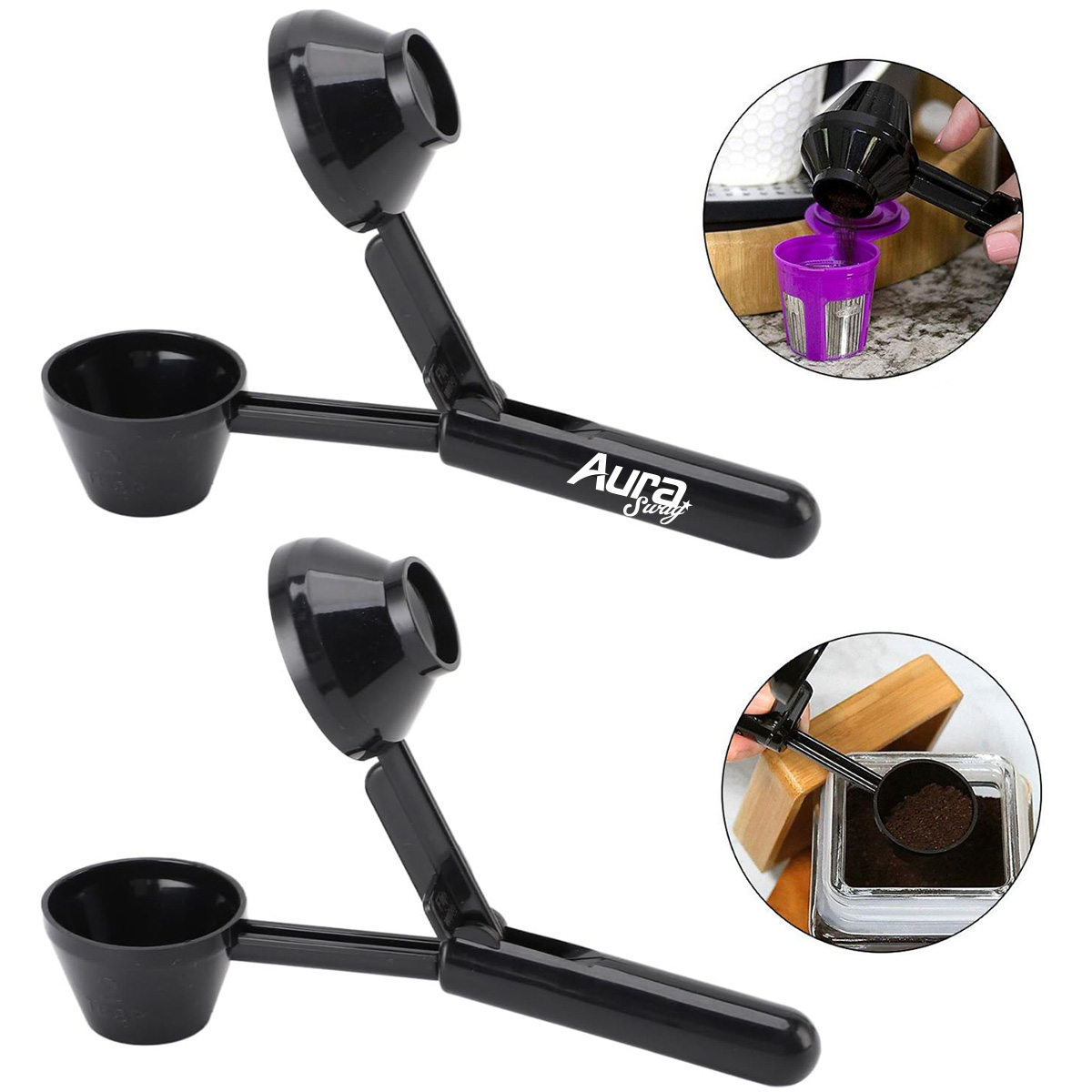 Coffee Scoop with Filter Cup