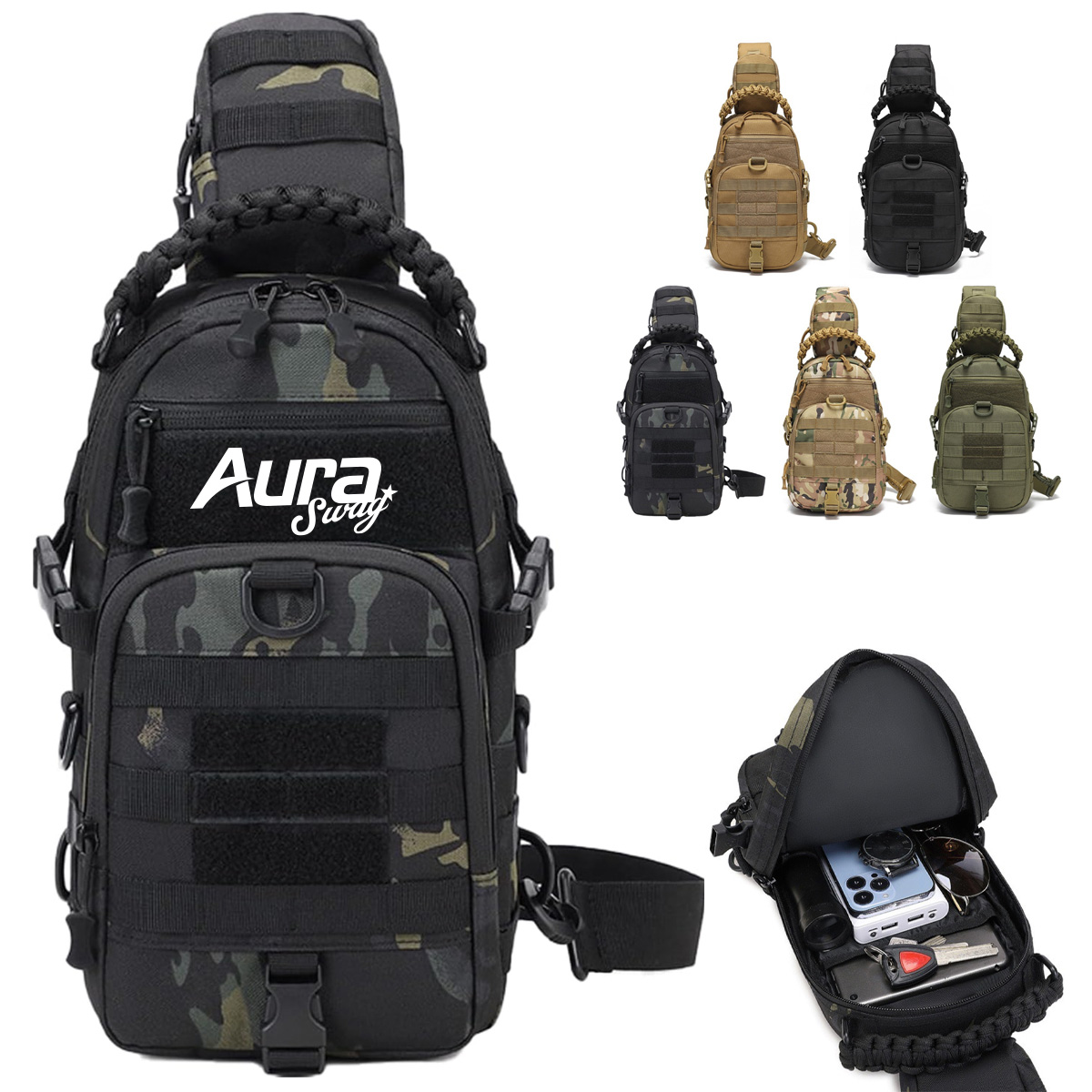 Outdoor Crossbody Sling Bag