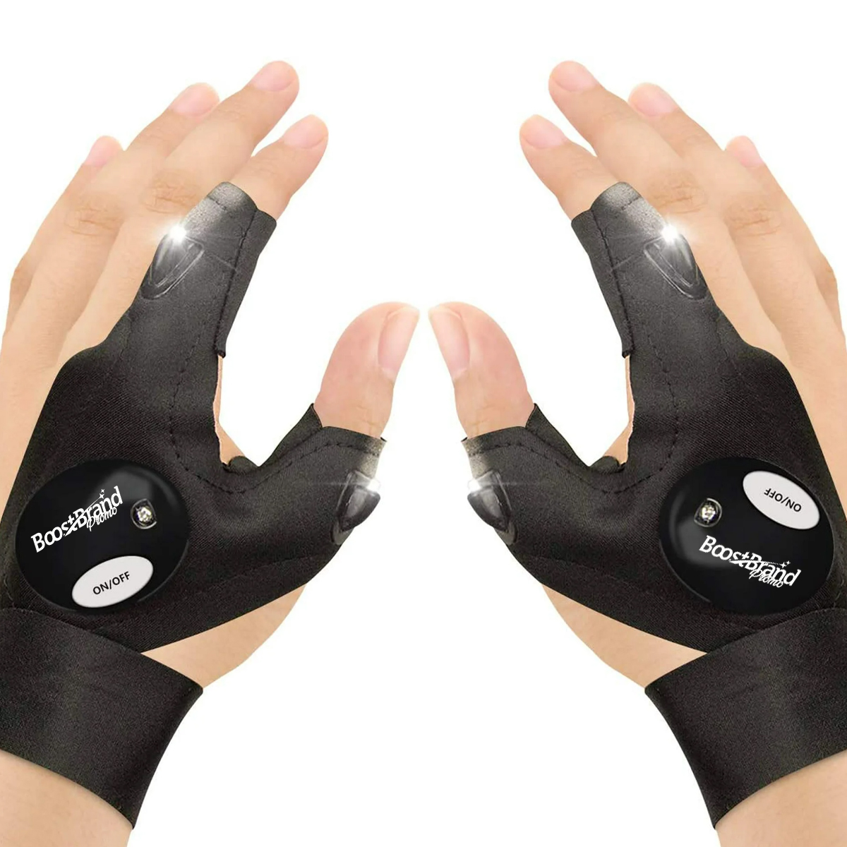 LED Flashlight Gloves for Fishing Repair Night Illumination