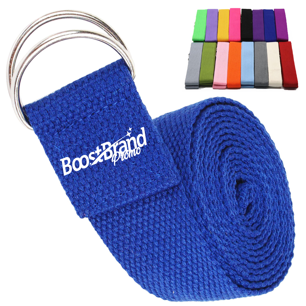 Durable Stretching Yoga Strap with Double D-Ring Buckle