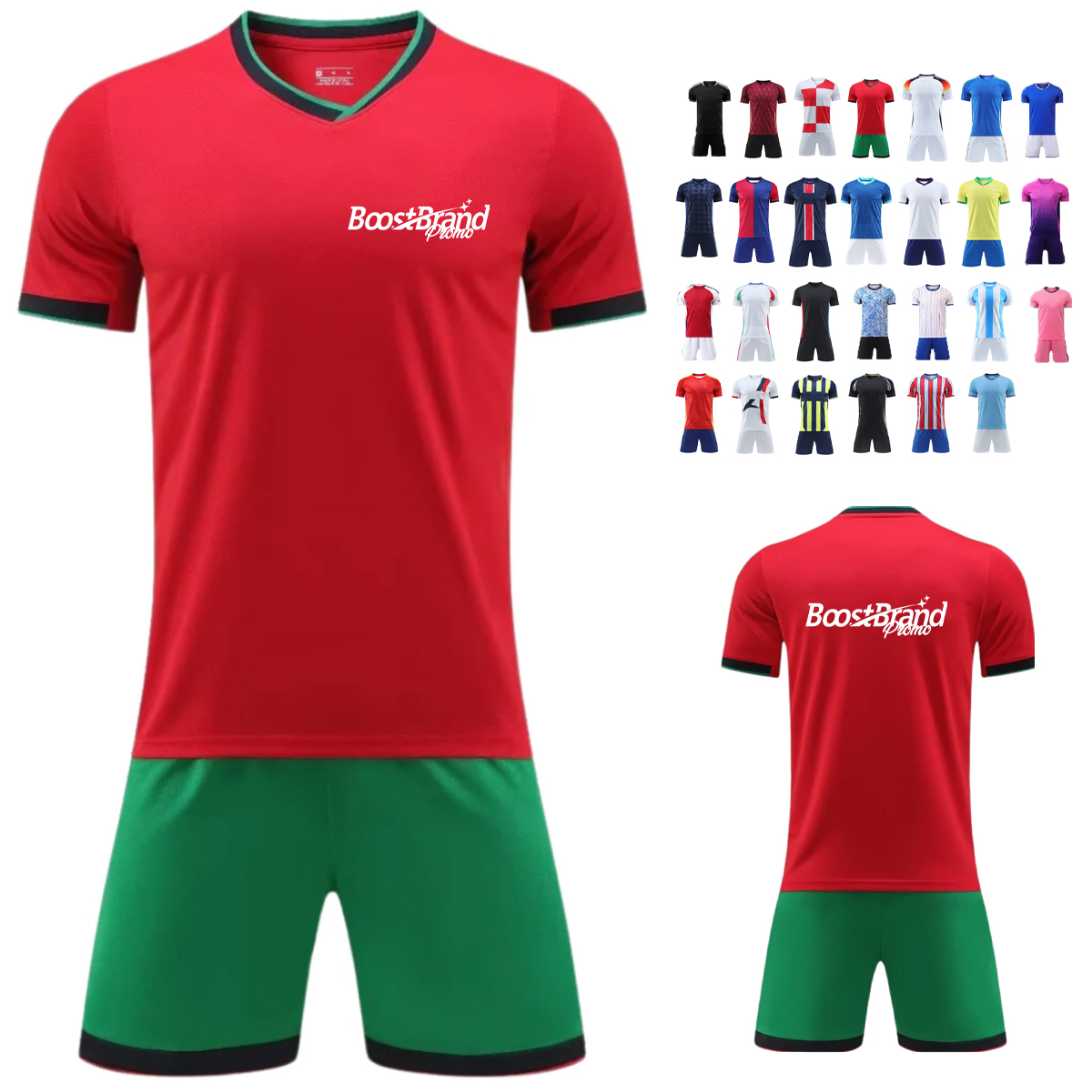 Custom Team Sublimated Soccer Uniform Jersey Kit
