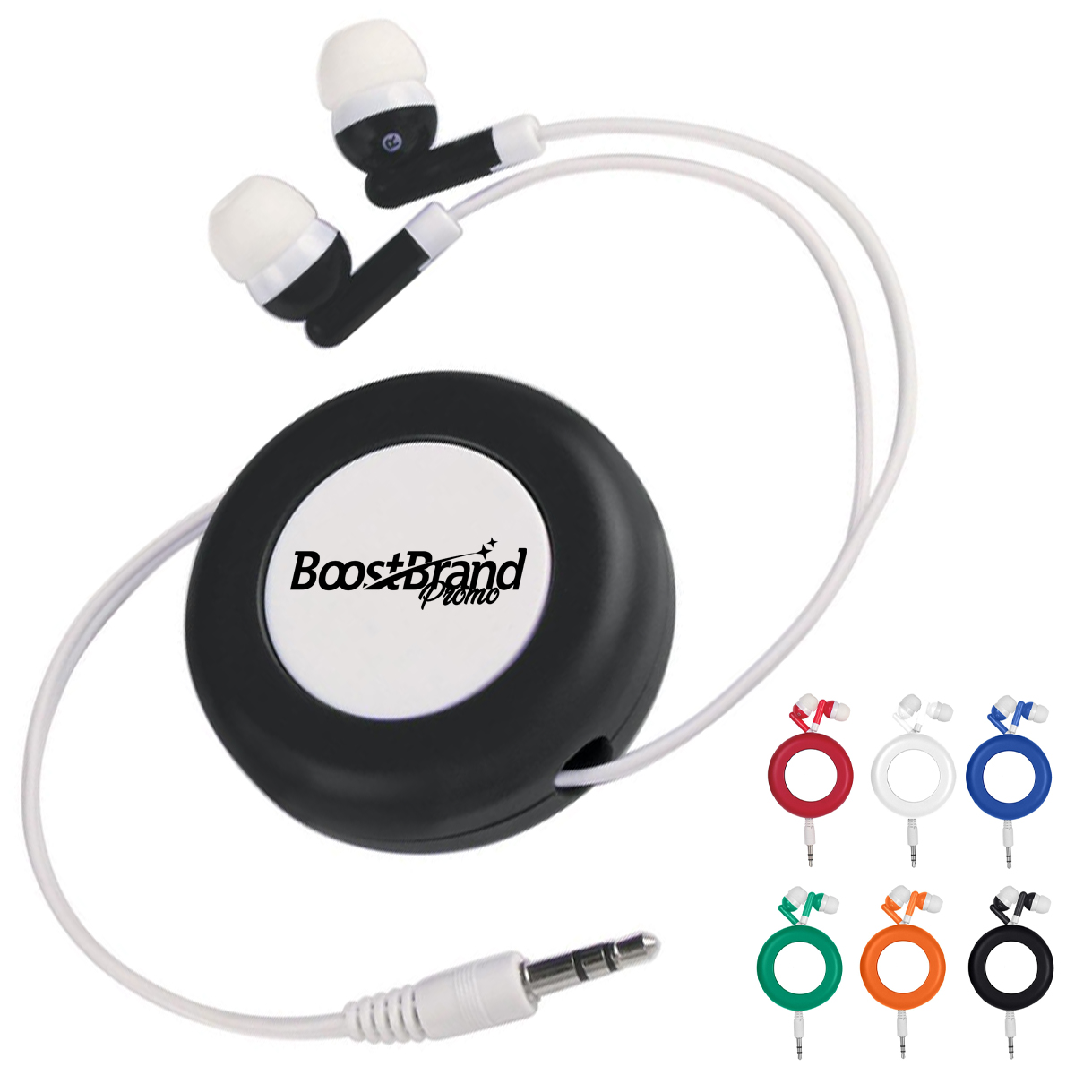 Custom Retro Retractable Earbuds