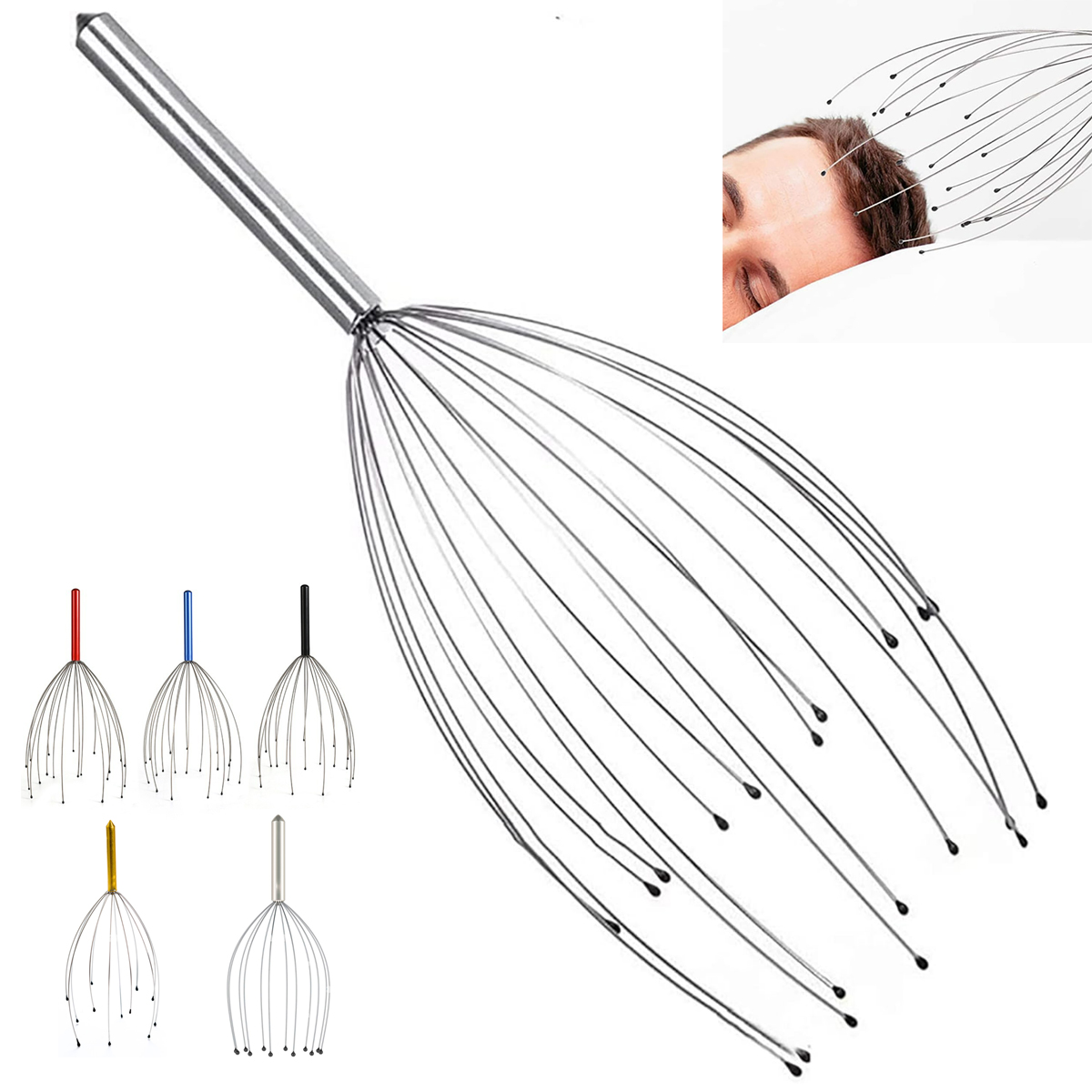 Handheld Scalp Massager Head Scratcher Tool