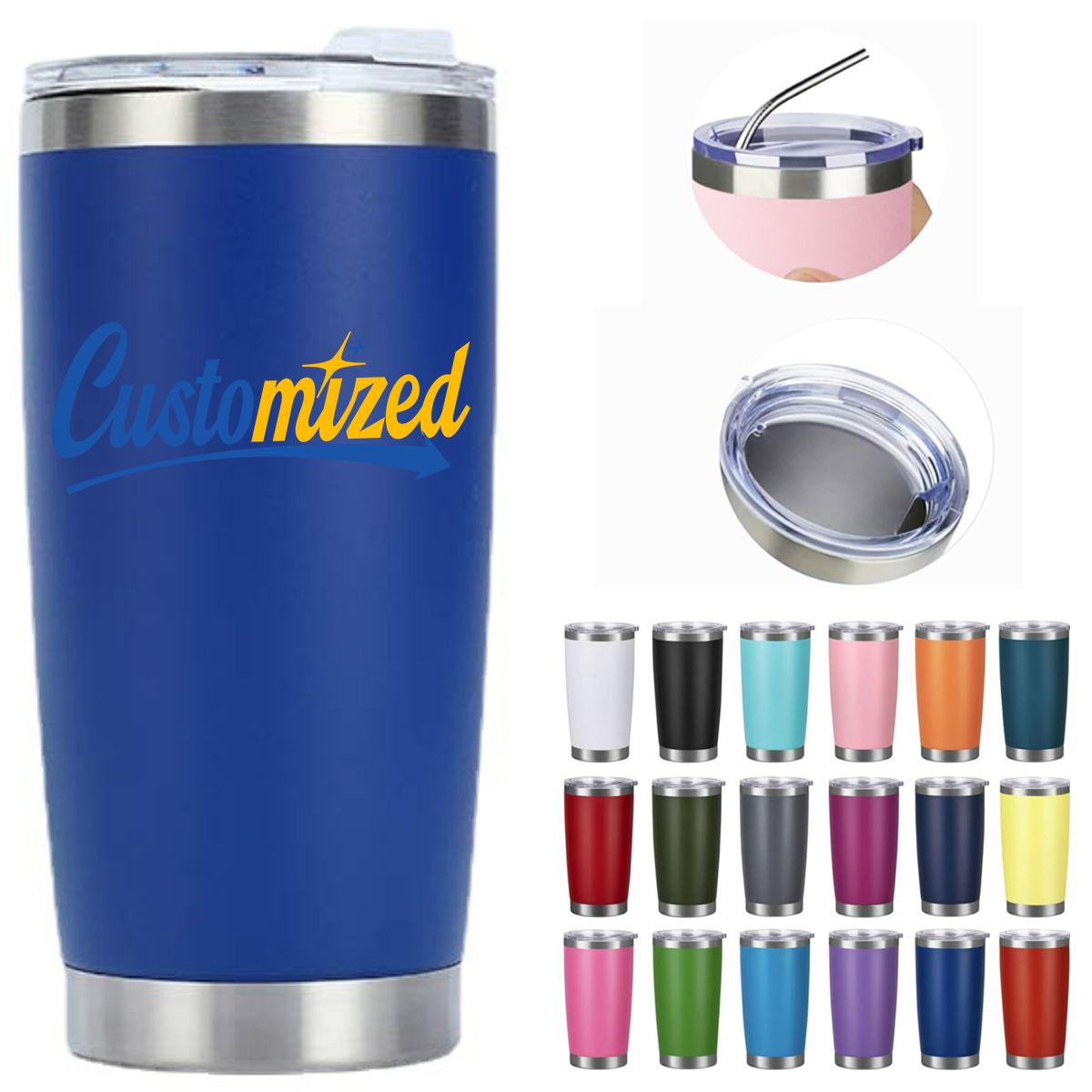 20oz Stainless Steel Car Tumbler