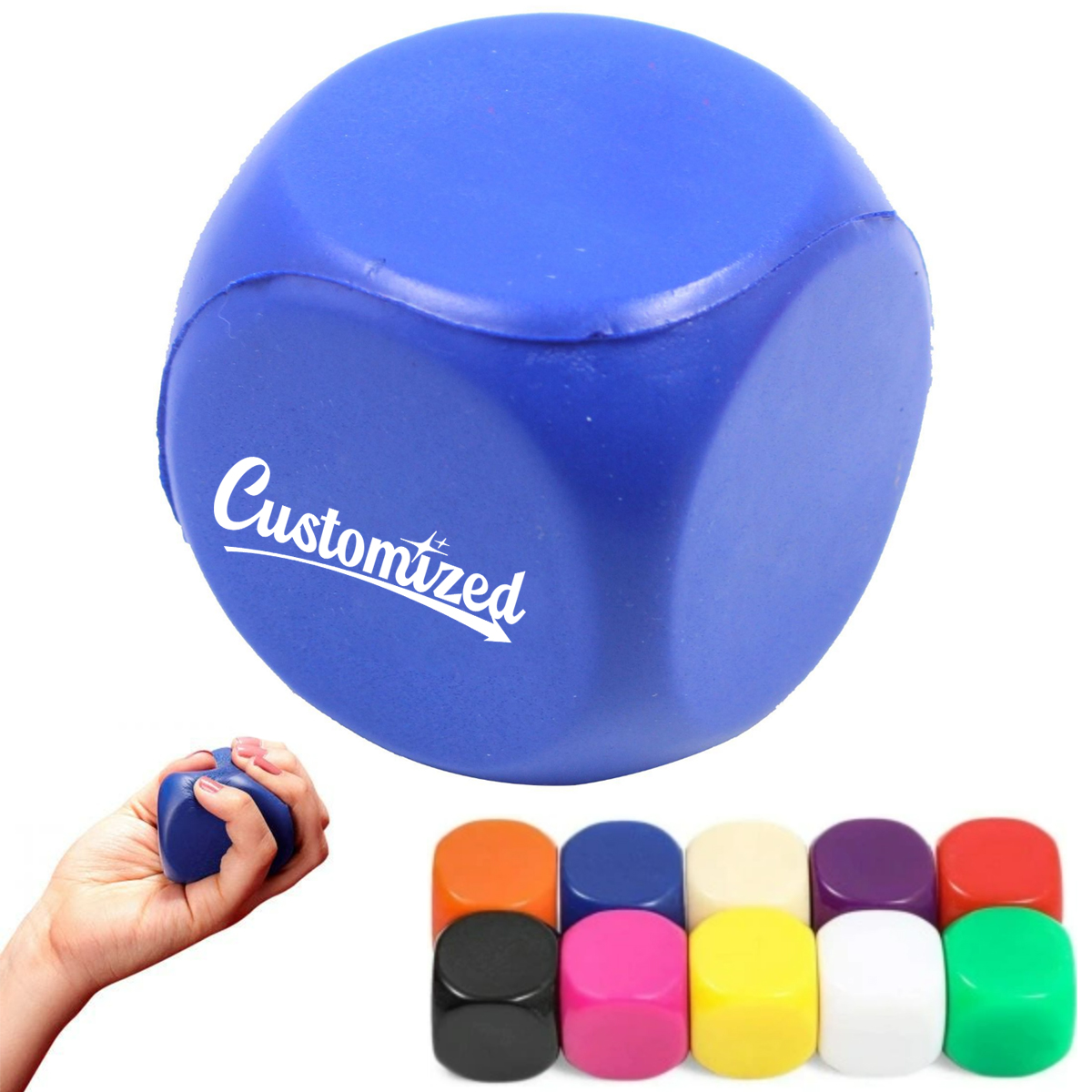 PU Stress Dice Squeeze Toy