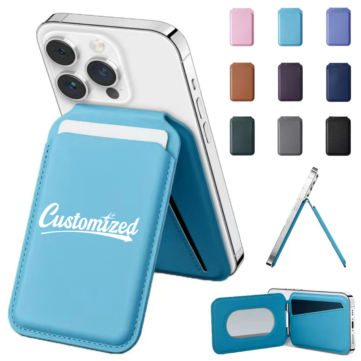 Magnetic Phone Card Holder