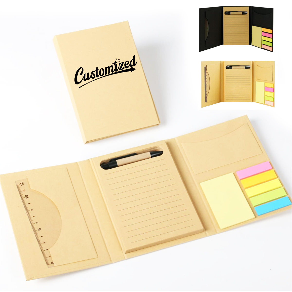 Desk Organizer with Notepad  Sticky Notes