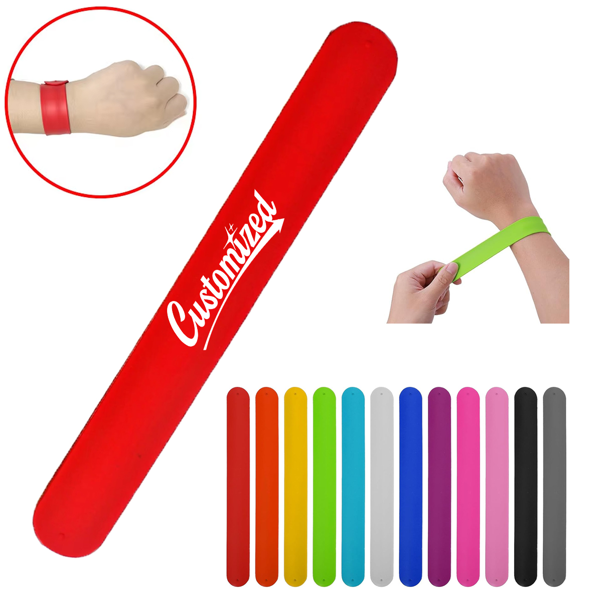 Silicone Slap Bracelet