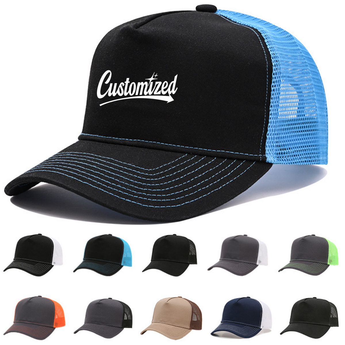 Classic Trucker Hat Mesh Back Adjustable Cap