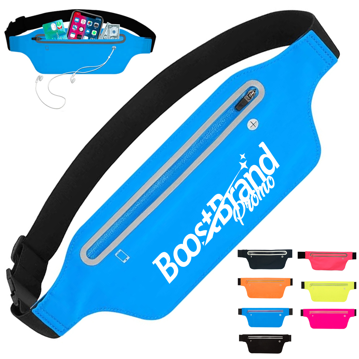 Lyrca Running Belt Anti-Theft Phone Waist Pack