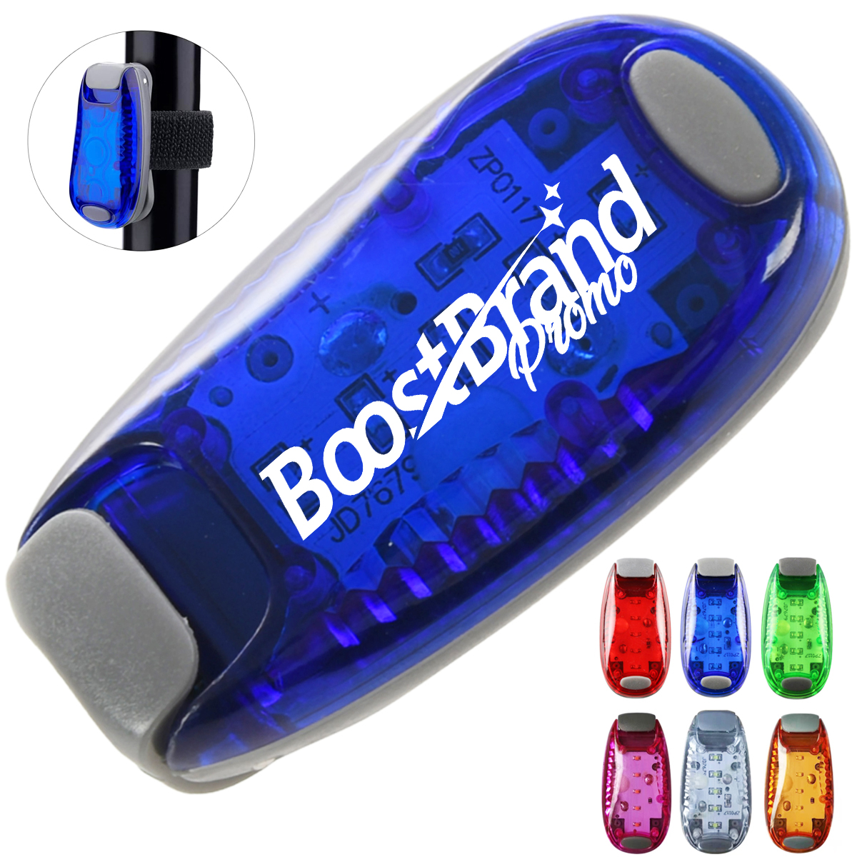 LED Bicycle Tail Light Safety Warning Clip