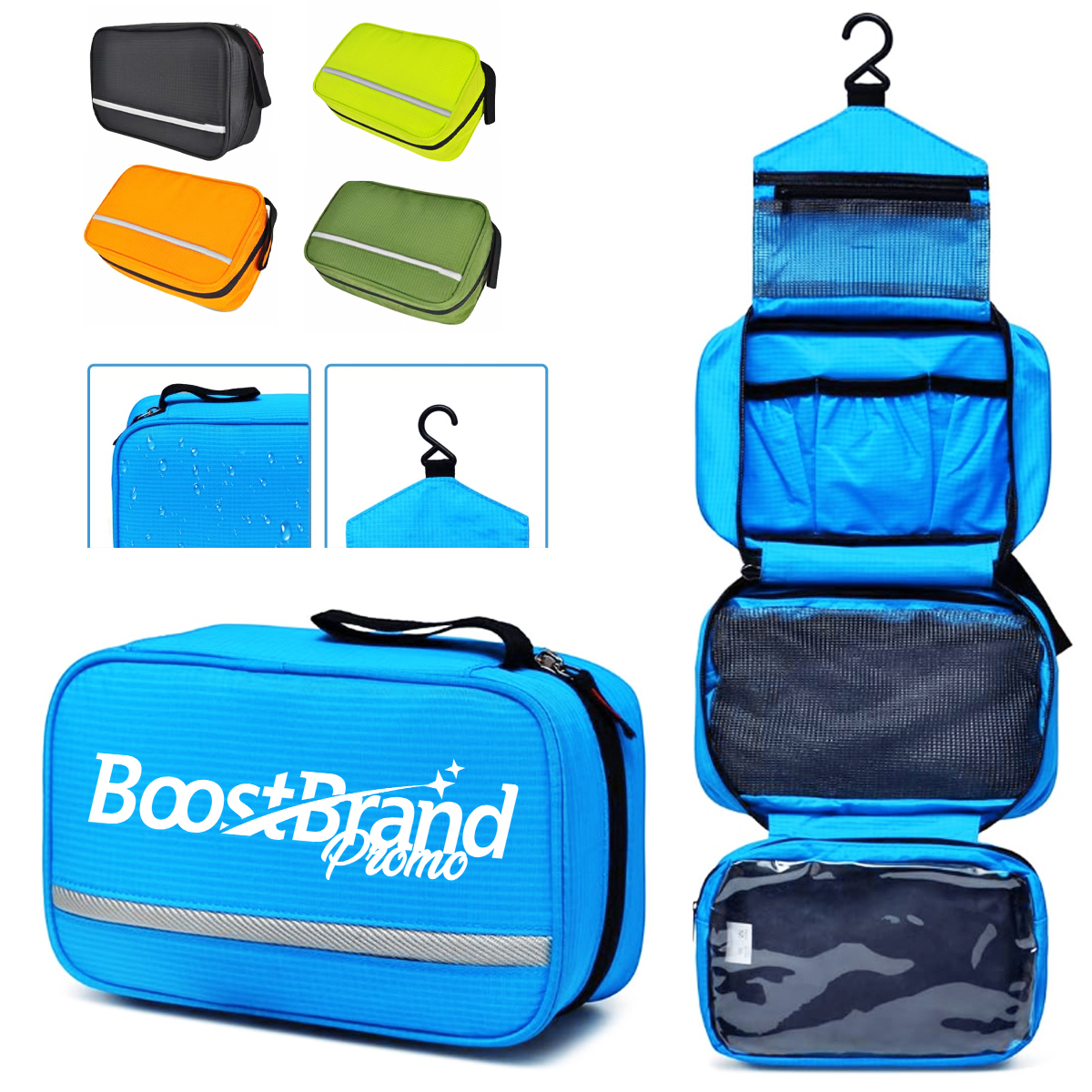 Custom Hanging Toiletry Organizer Travel Bag