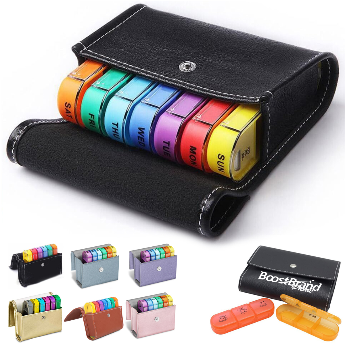 7-Day Pill Organizer with Travel Case