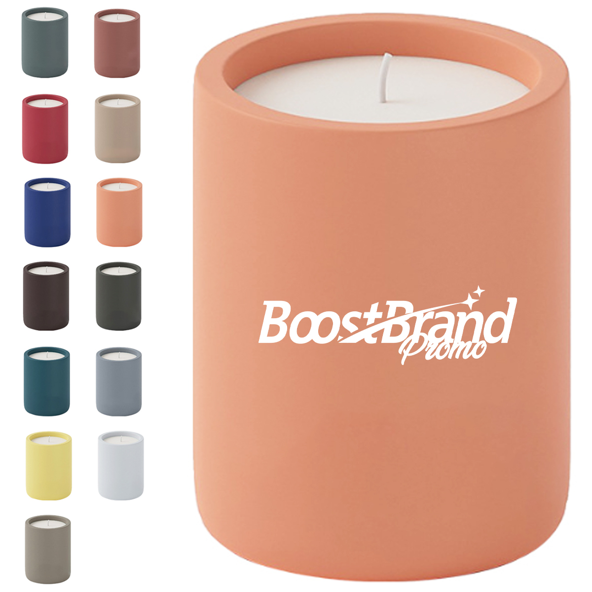 Scented Pillar Candle in Solid Container