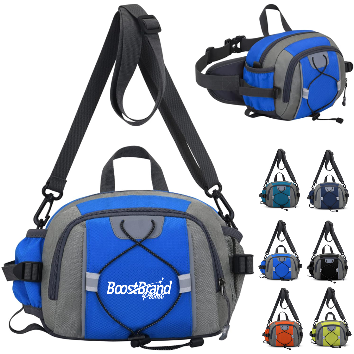 Outdoor Sports Waist Pack with Multiple Pockets