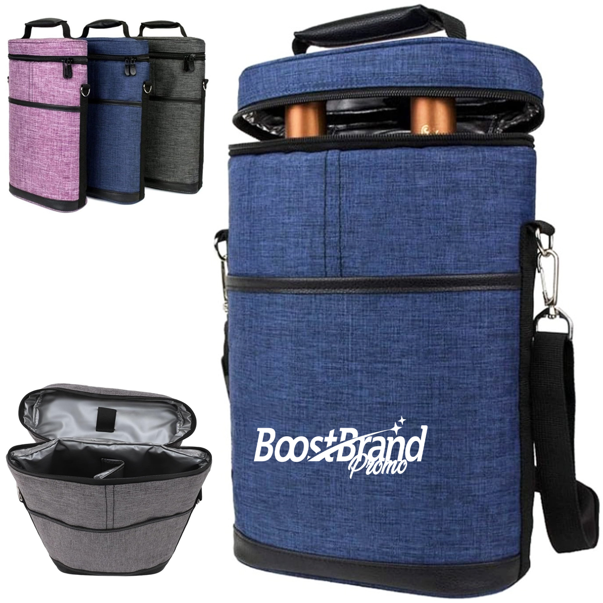 Insulated Wine Bottle Carrier Bag
