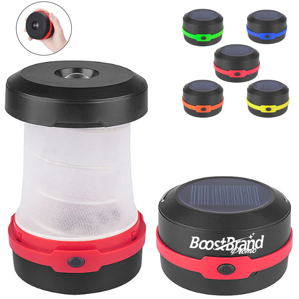 Collapsible Solar LED Camping Lanter